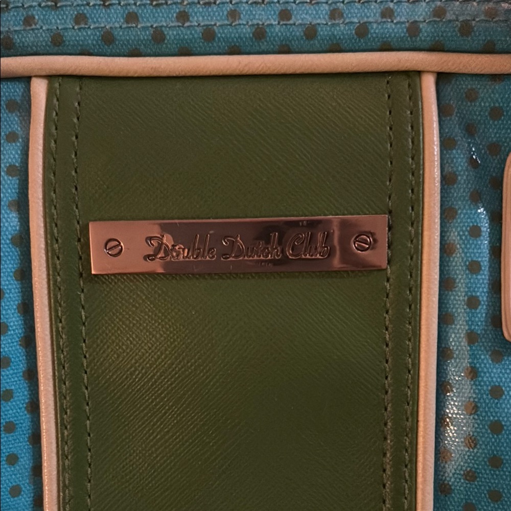 Green and Blue Women's DOUBLE DUTCH Laptop Bag